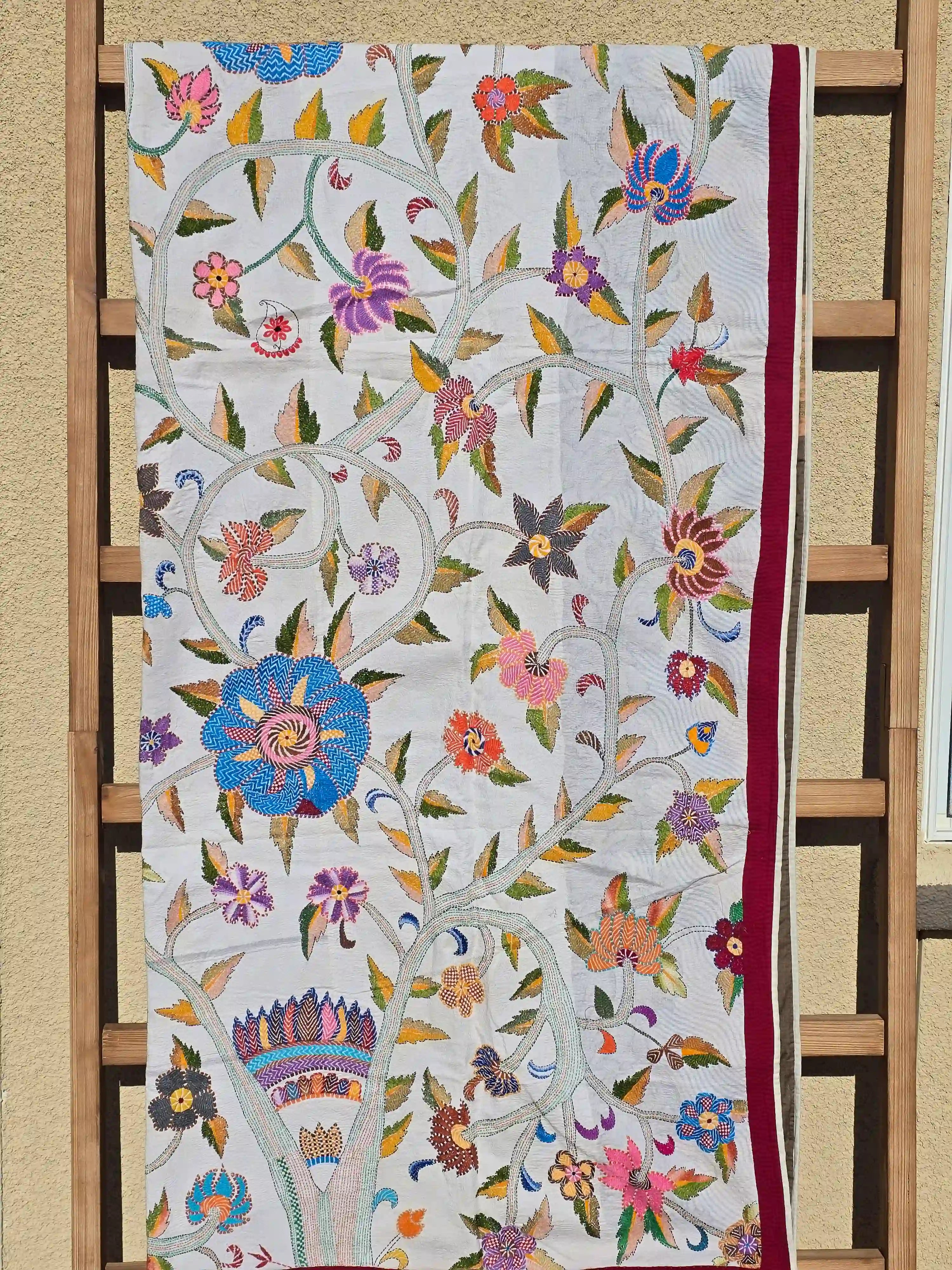Kantha Embroidery: The Ancient Indian Art Behind Our Handmade Quilts - Ohana Earth