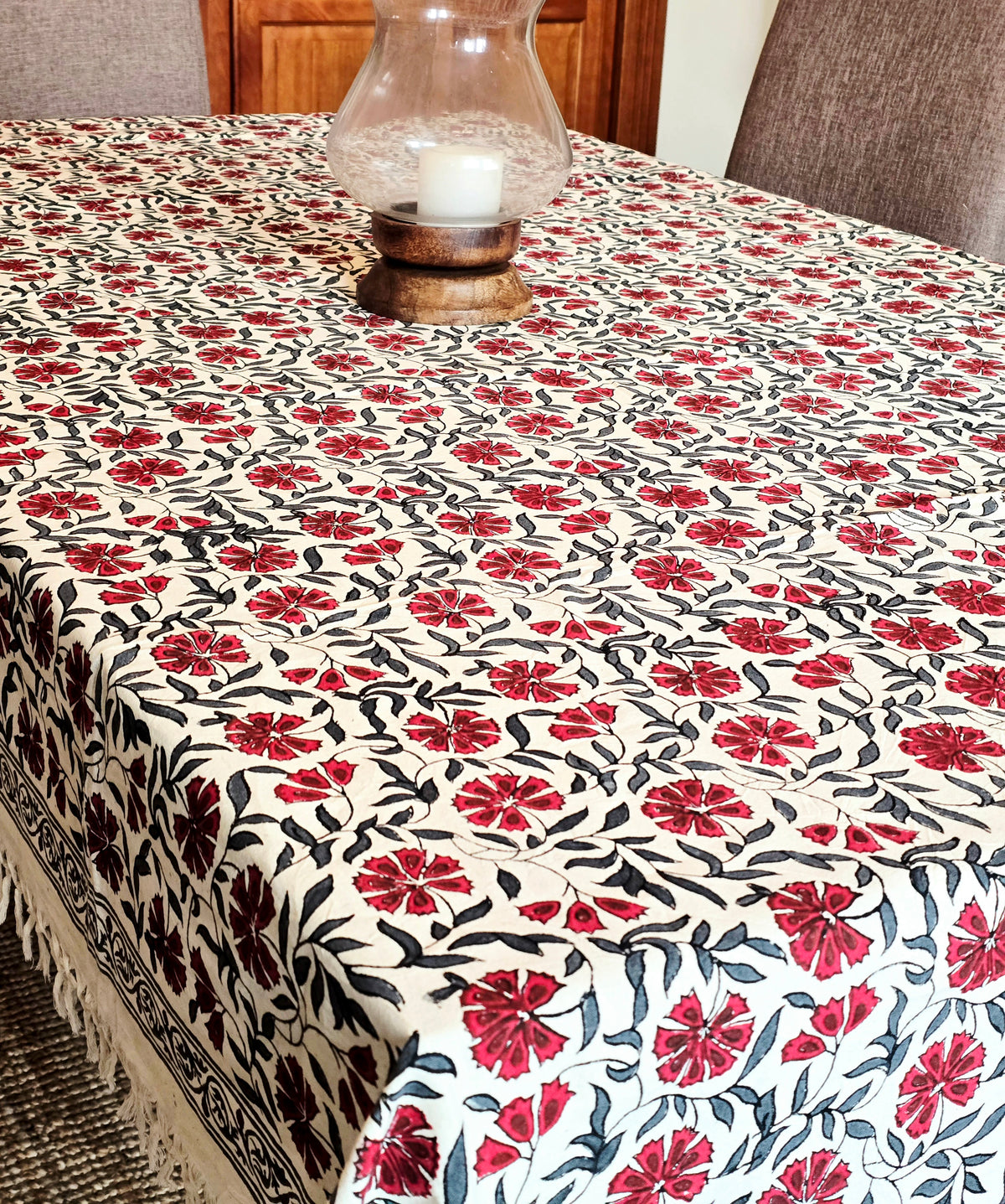 Block Print Table Cloths - Ohana Earth