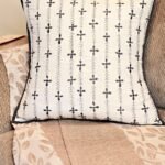 Hand Embroidered Cotton Linen Cushion Cover - Ohana Earth