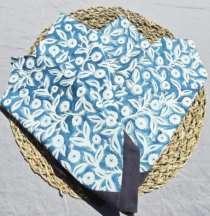 Pure Cotton Hand block Printed Napkin - Ohana Earth