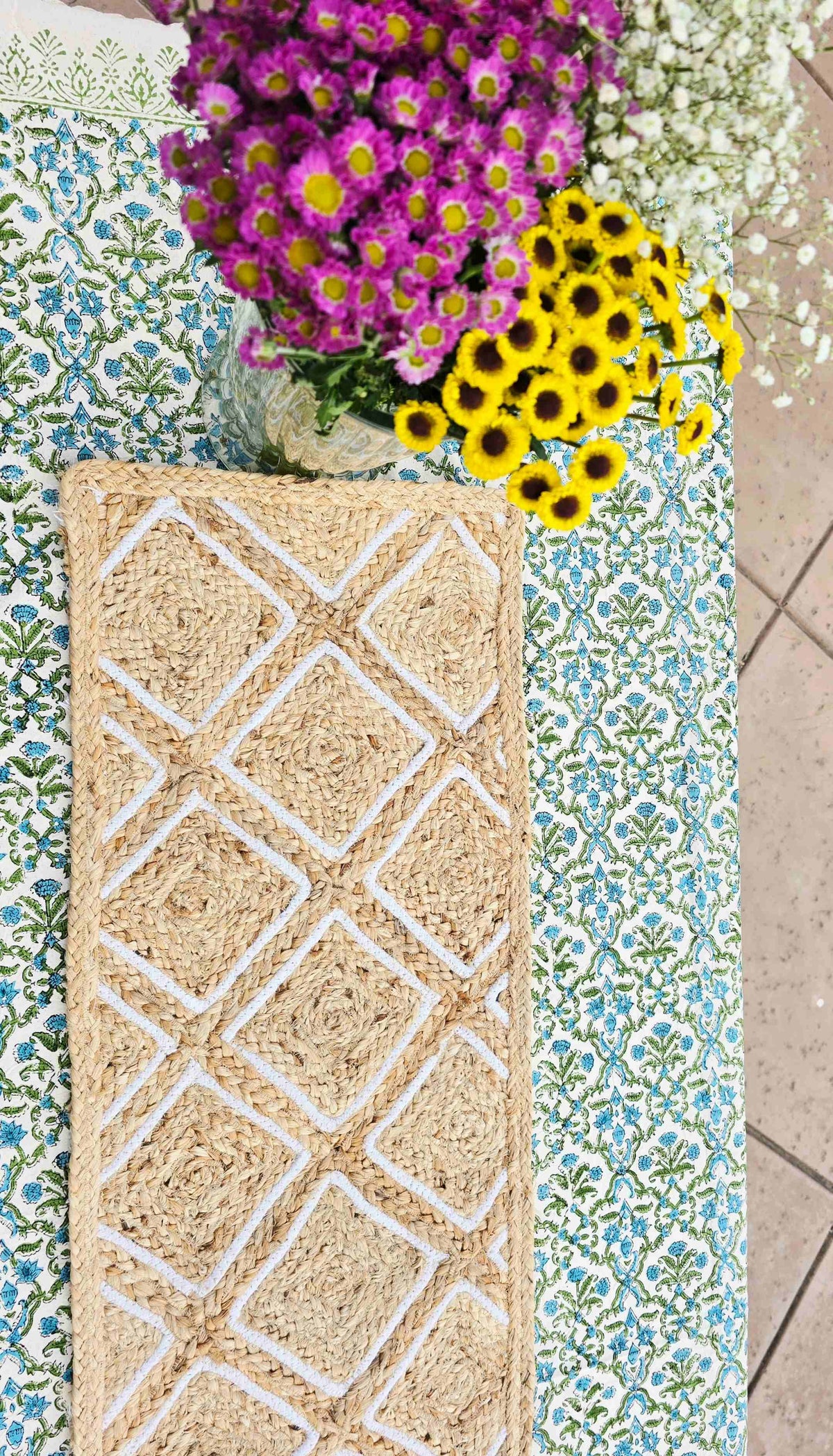 Just Jute Handmade Table Runner - Ohana Earth