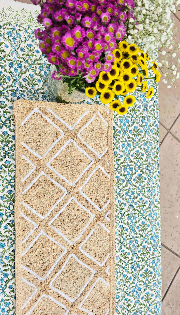 Just Jute Handmade Table Runner - Ohana Earth