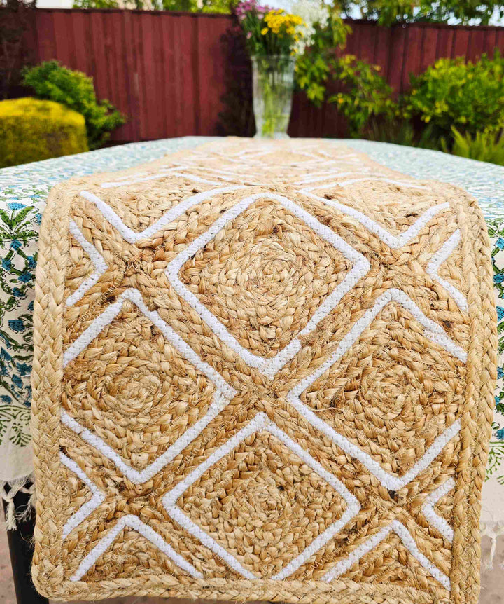 Just Jute Handmade Table Runner - Ohana Earth