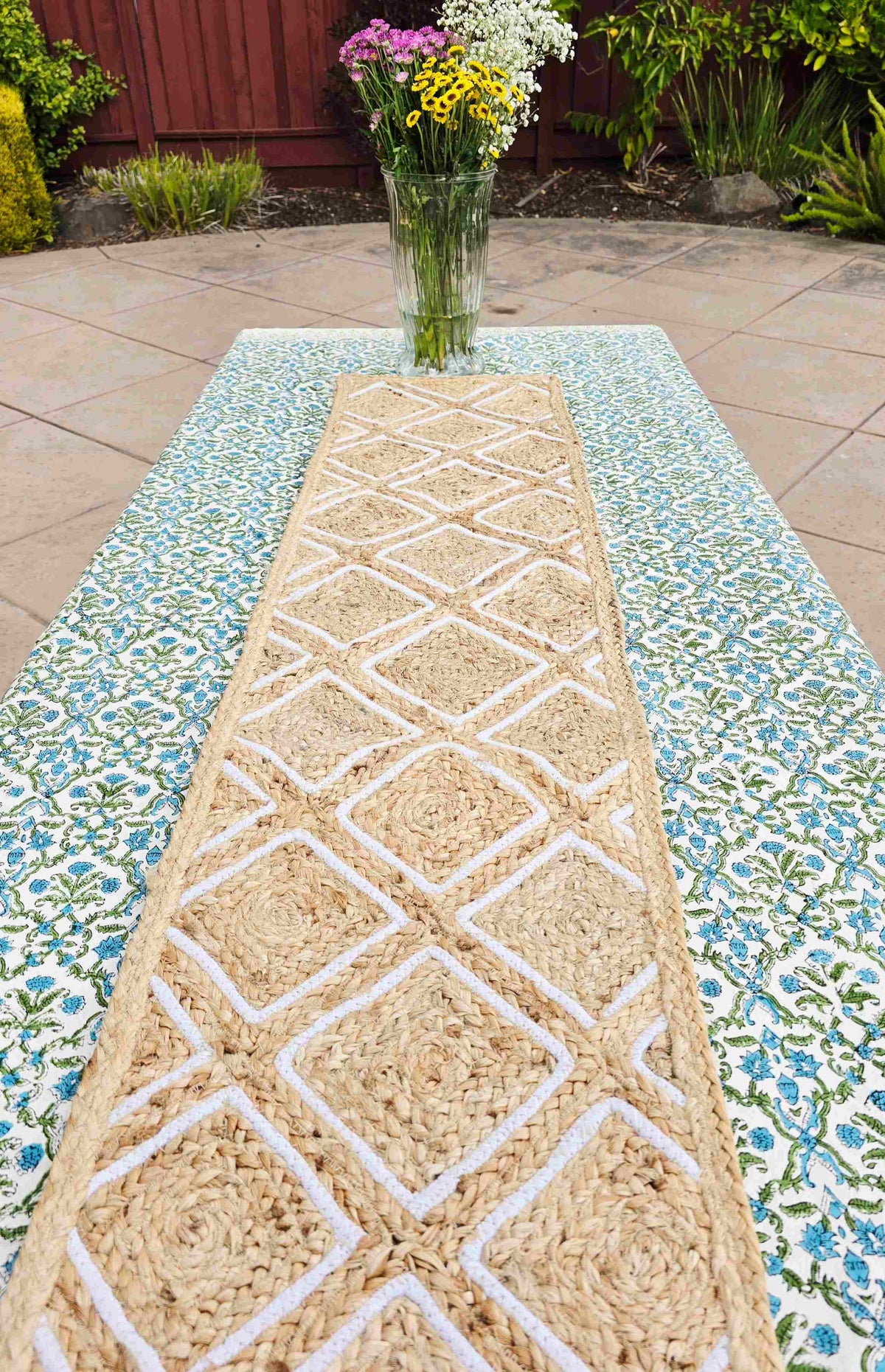 Just Jute Handmade Table Runner - Ohana Earth