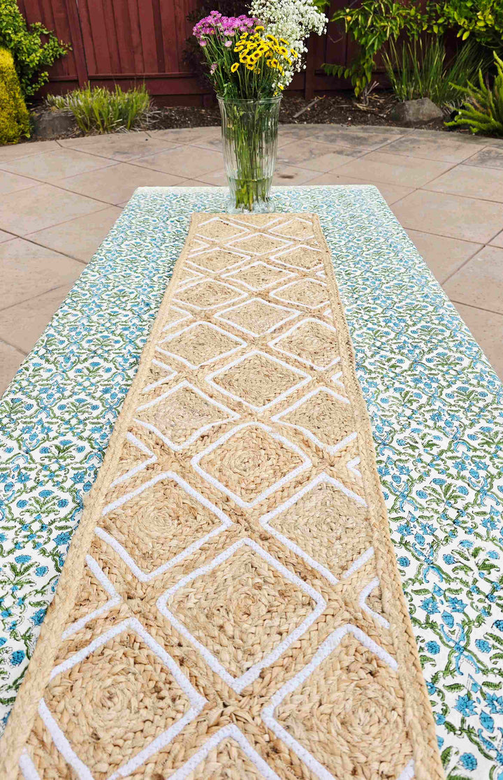Just Jute Handmade Table Runner - Ohana Earth
