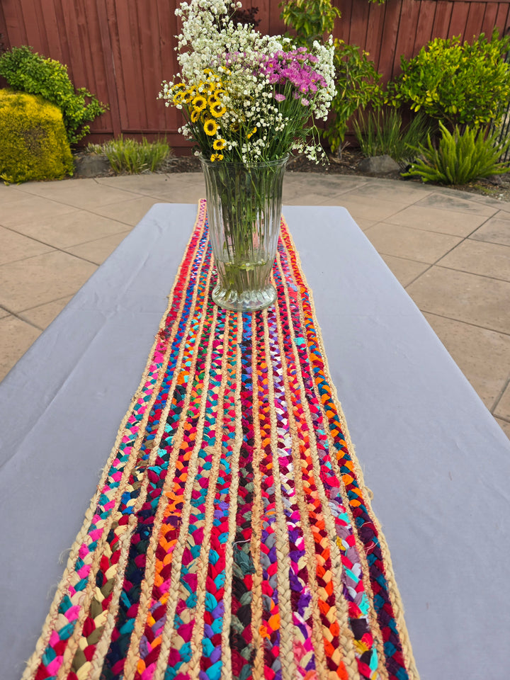 Jute Woven Handmade Table Runner - Ohana Earth