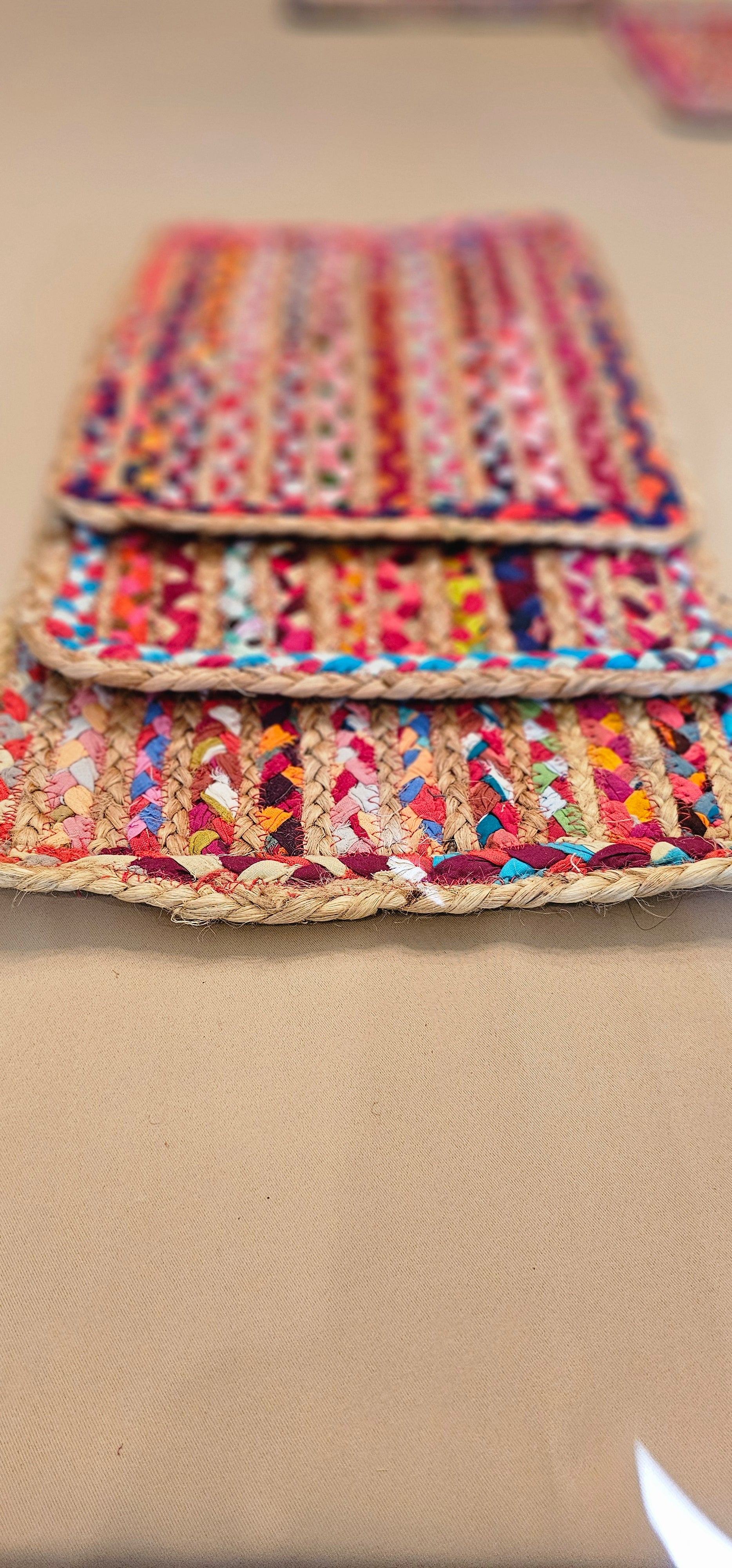 Handmade Jute Woven Placemat Set - Ohana Earth
