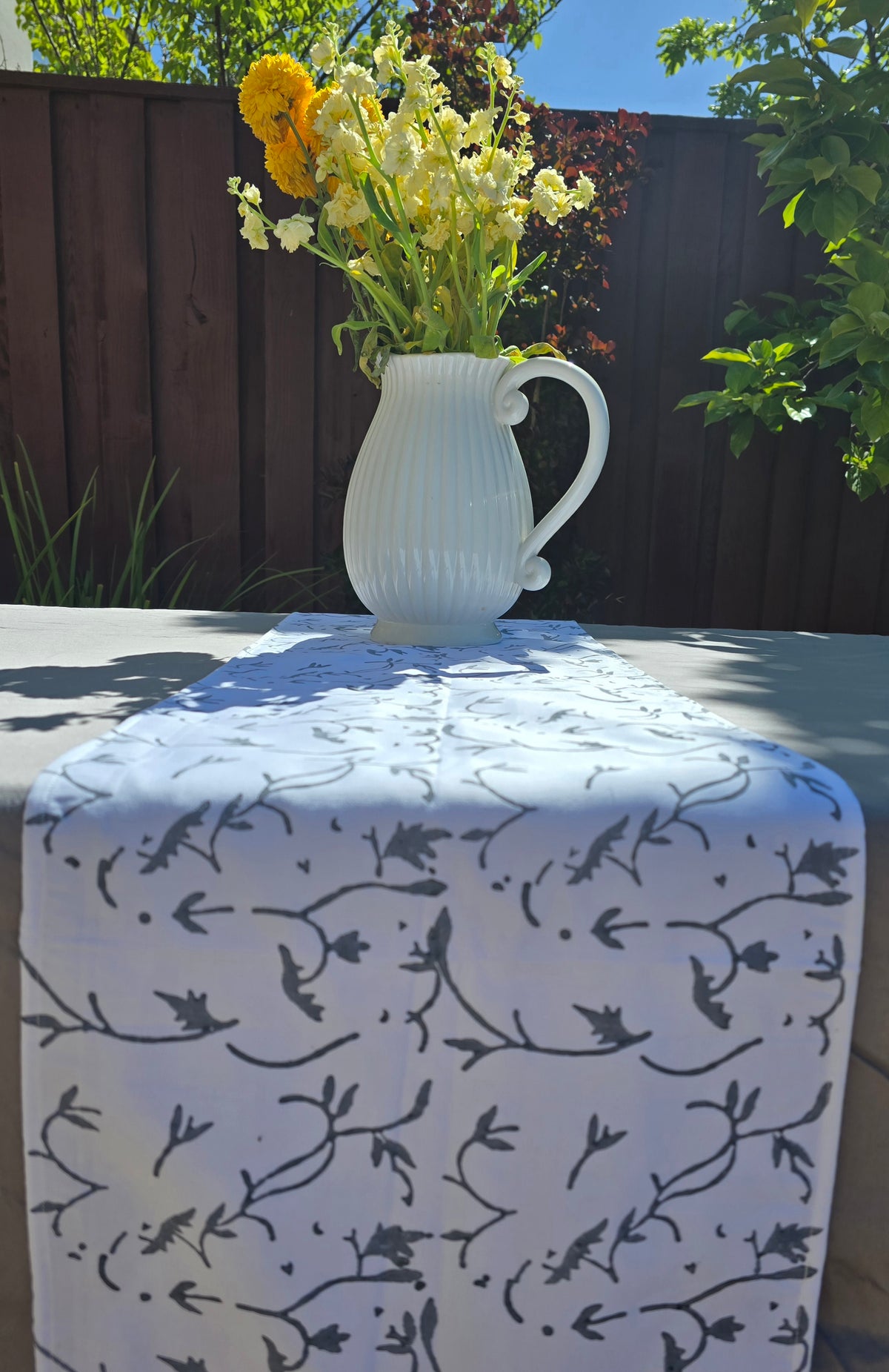 Organic Cotton Table Runner - Ohana Earth