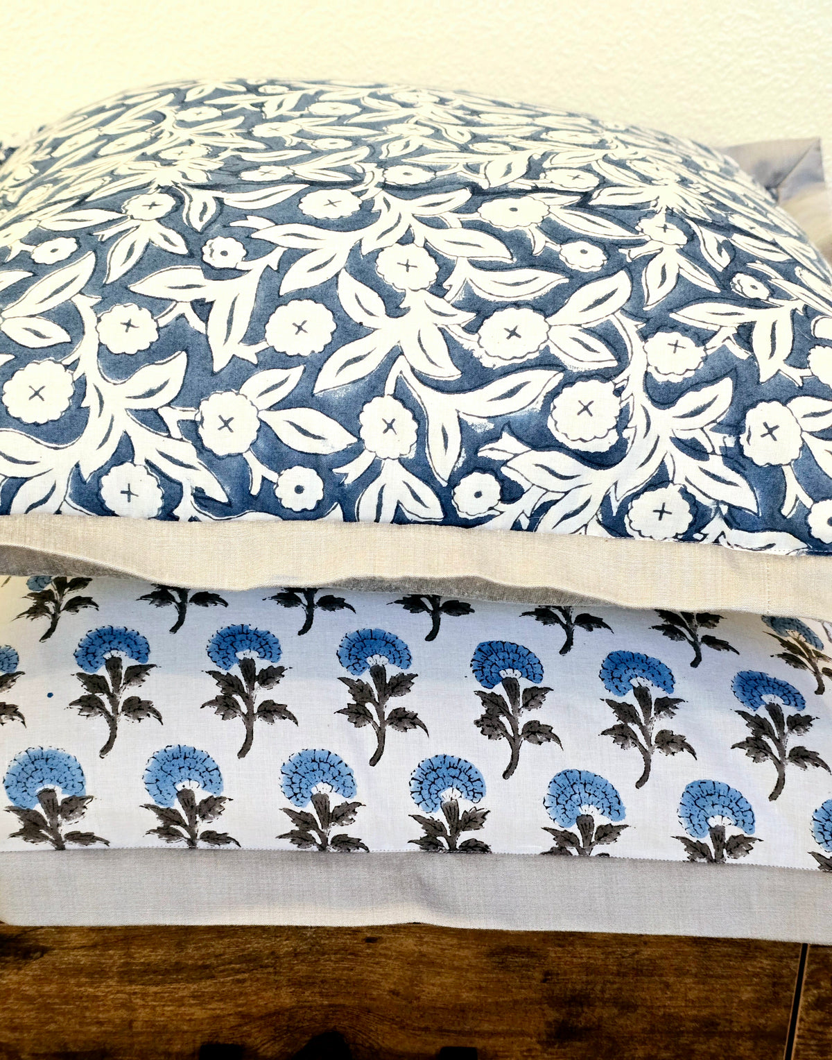 Pure Cotton Hand block Printed Cushion Cover - Ohana Earth