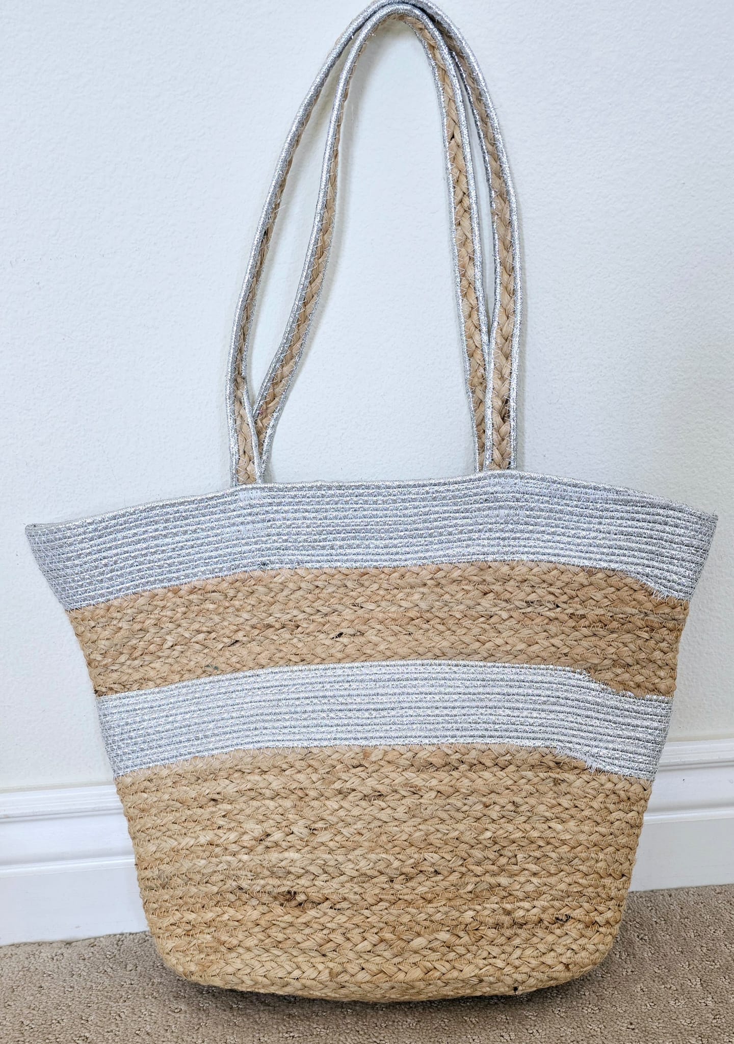 Ohana Woven, Open Jute Tote Bag - Ohana Earth