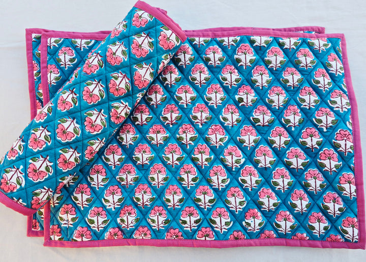 New Home Set Wildrose Placemats and Napkins - Ohana Earth