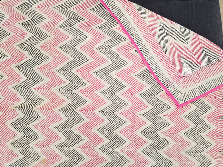 Vintage Lohori Kantha Quilt Throw – Hand Embroidered Reversible Kantha Quilt - Ohana Earth