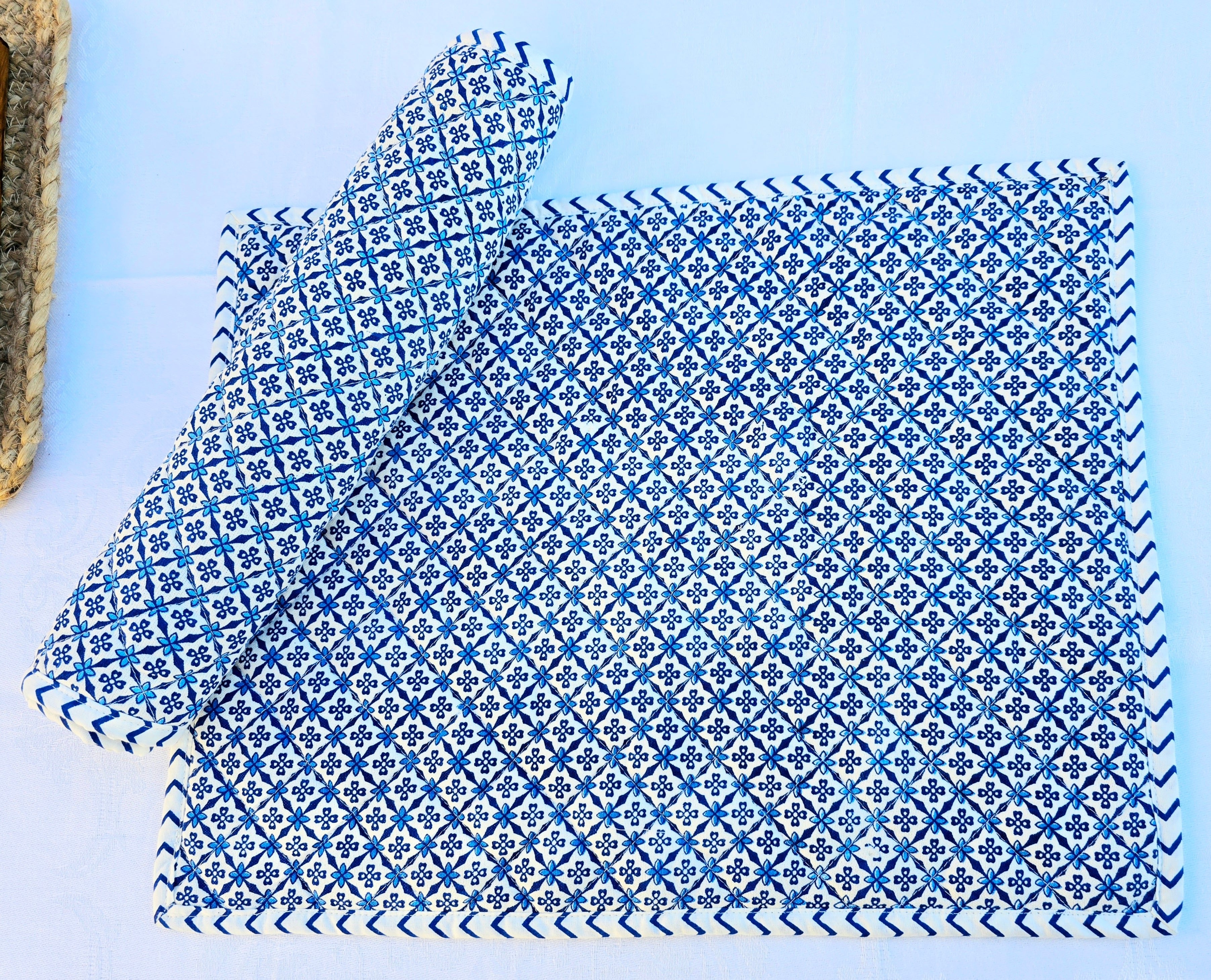 Cotton Quilted Handmade Placemats - Ohana Earth