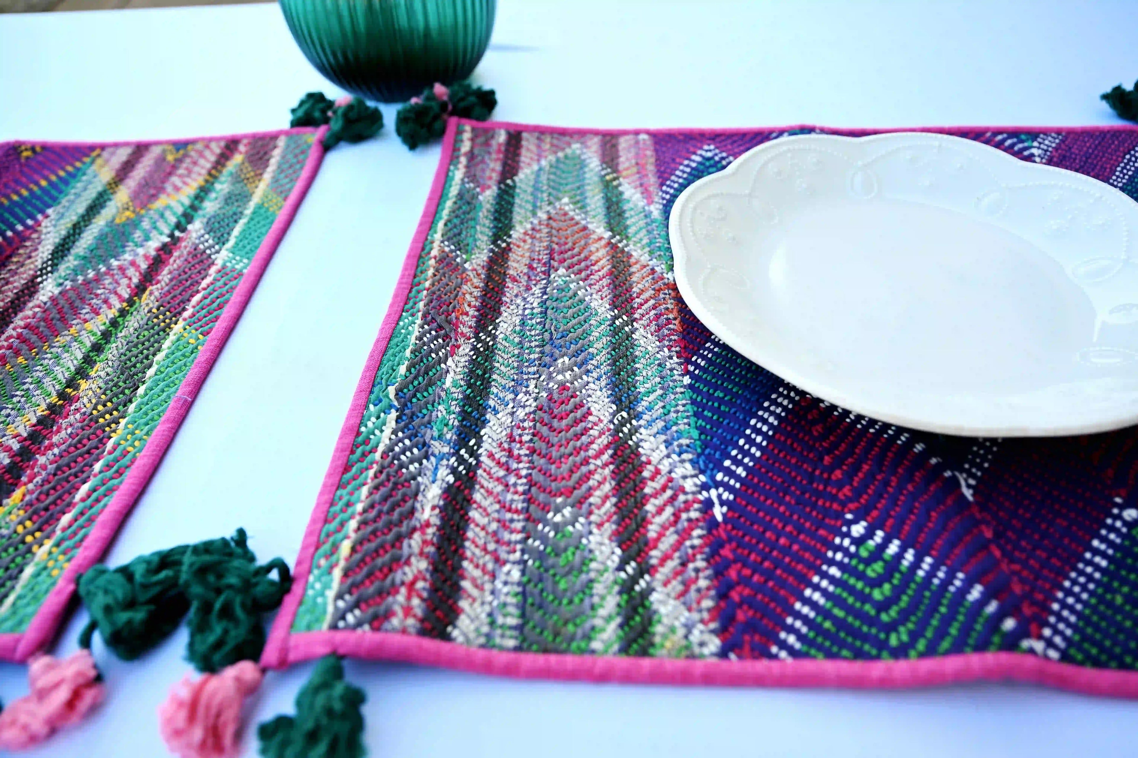 Lohori Kantha Placemat Set - Ohana Earth