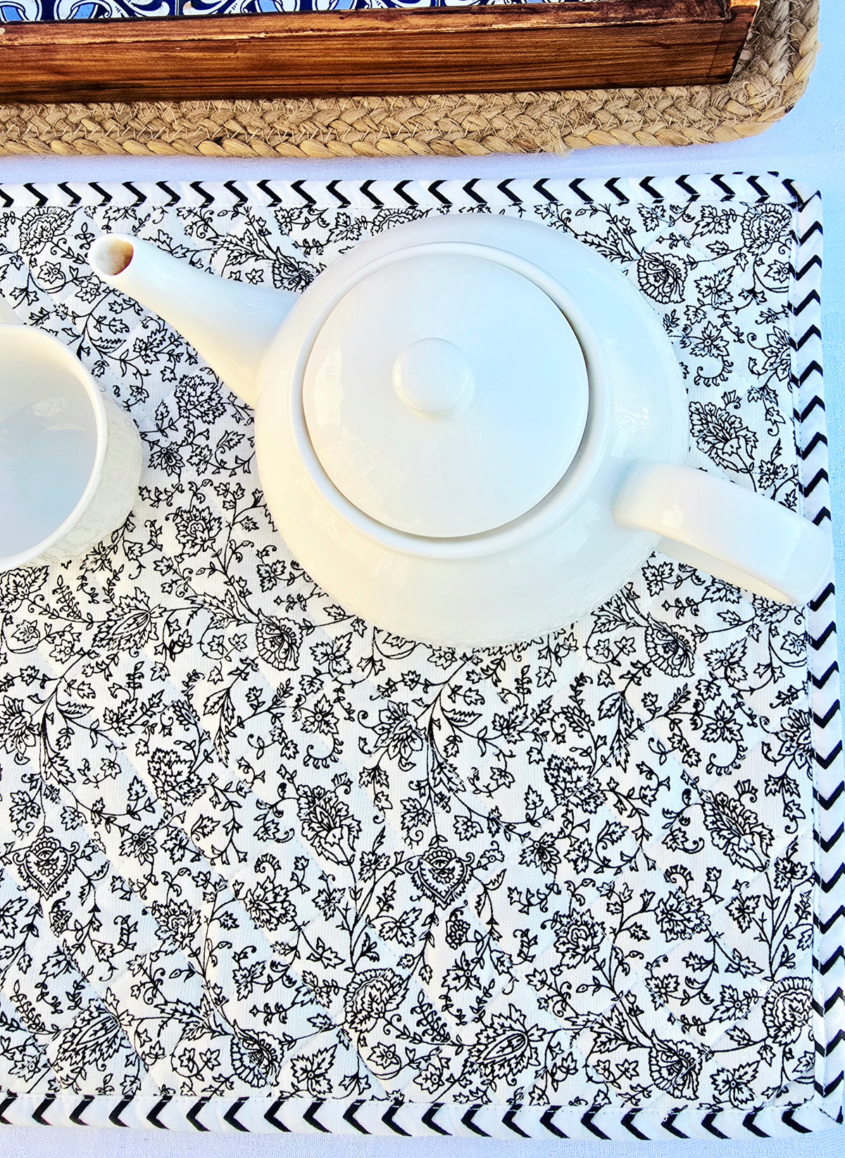 Cotton Quilted Handmade Placemats - Ohana Earth