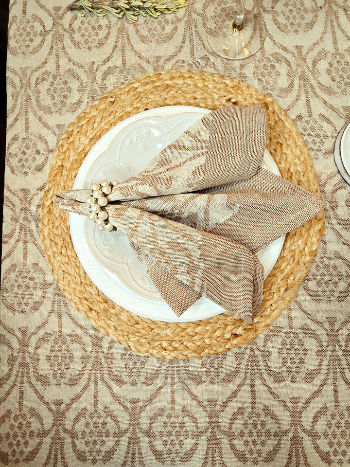 Round Jute Placemats – Handcrafted Natural Woven Table Mats - Ohana Earth